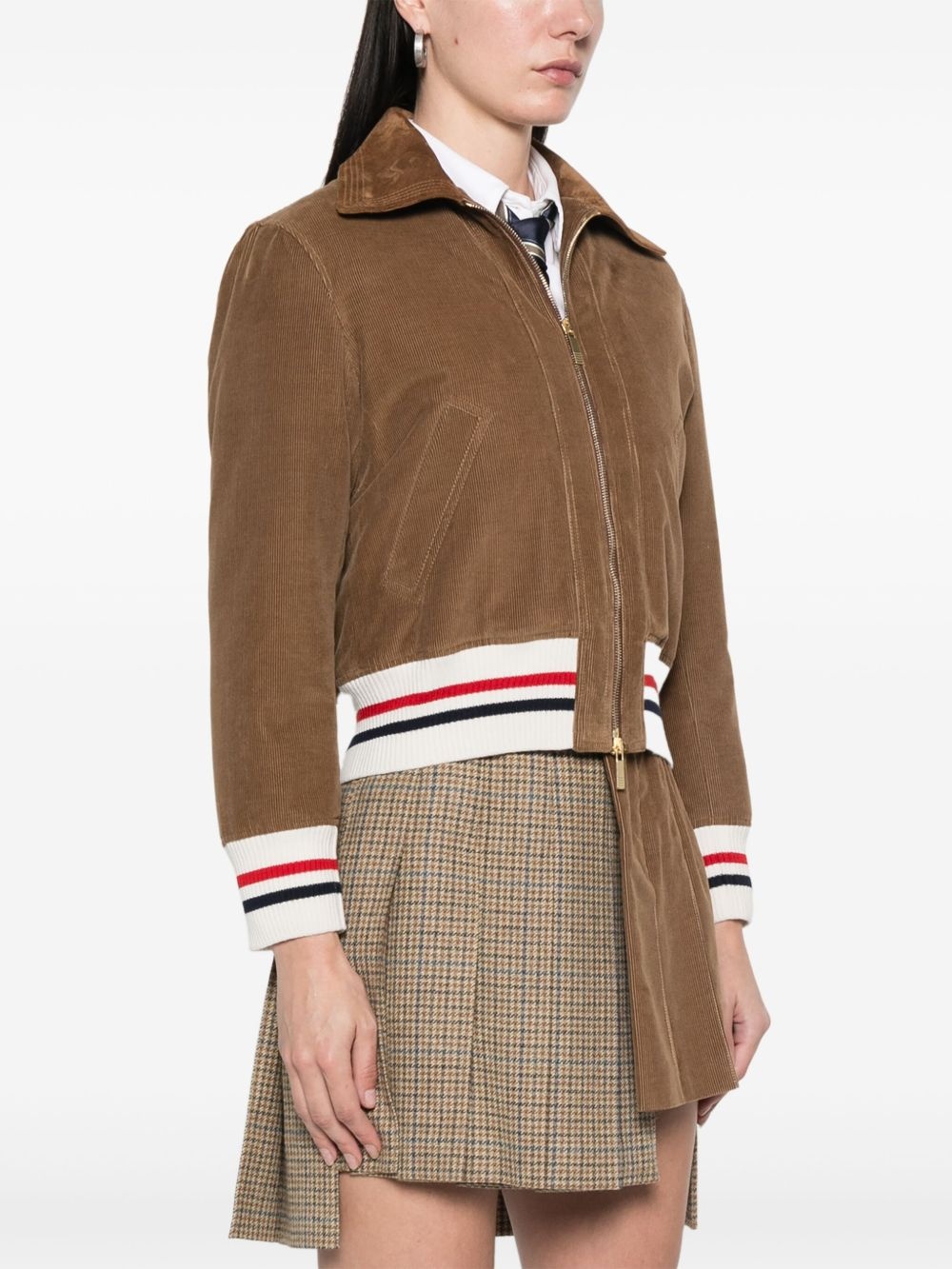 corduroy bomber jacket - 3