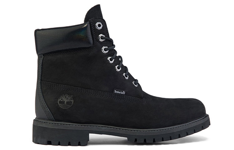 Timberland Premium 6 Inch Waterproof Wide-Fit Boot 'Black Nubuck' A2HMVW - 2