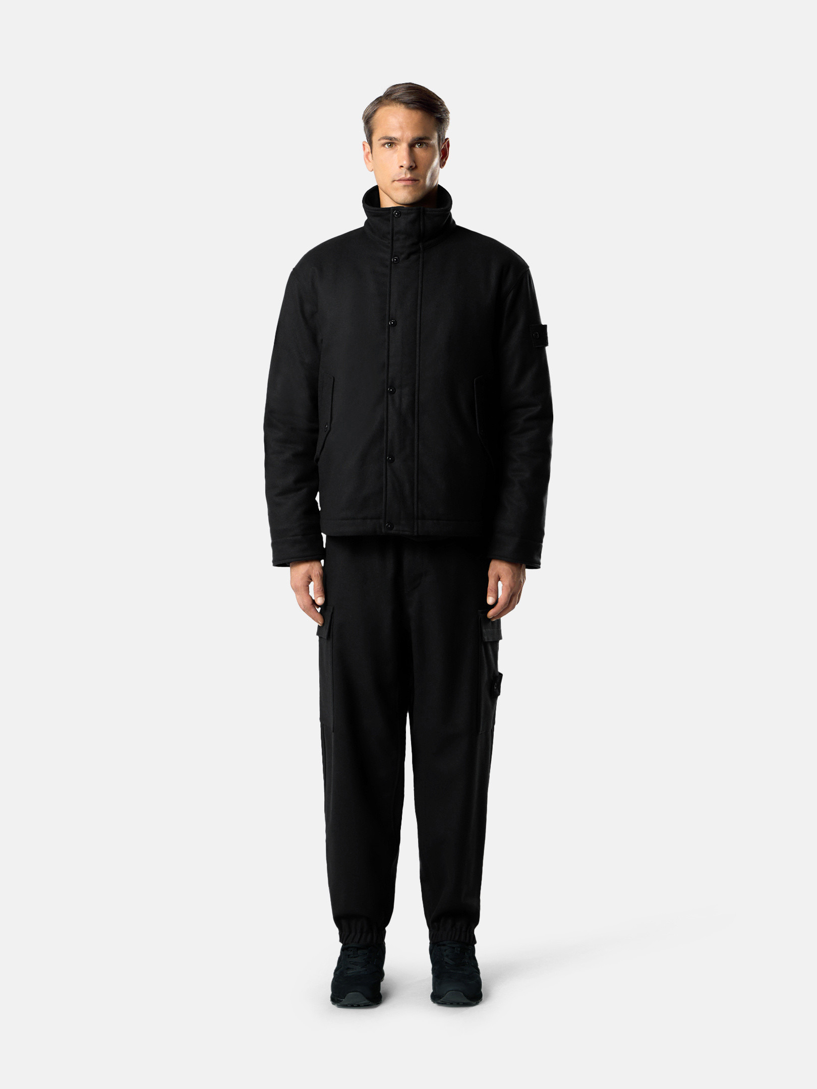 3100021 WOOL NYLON FLANNEL_STONE ISLAND GHOST - 2