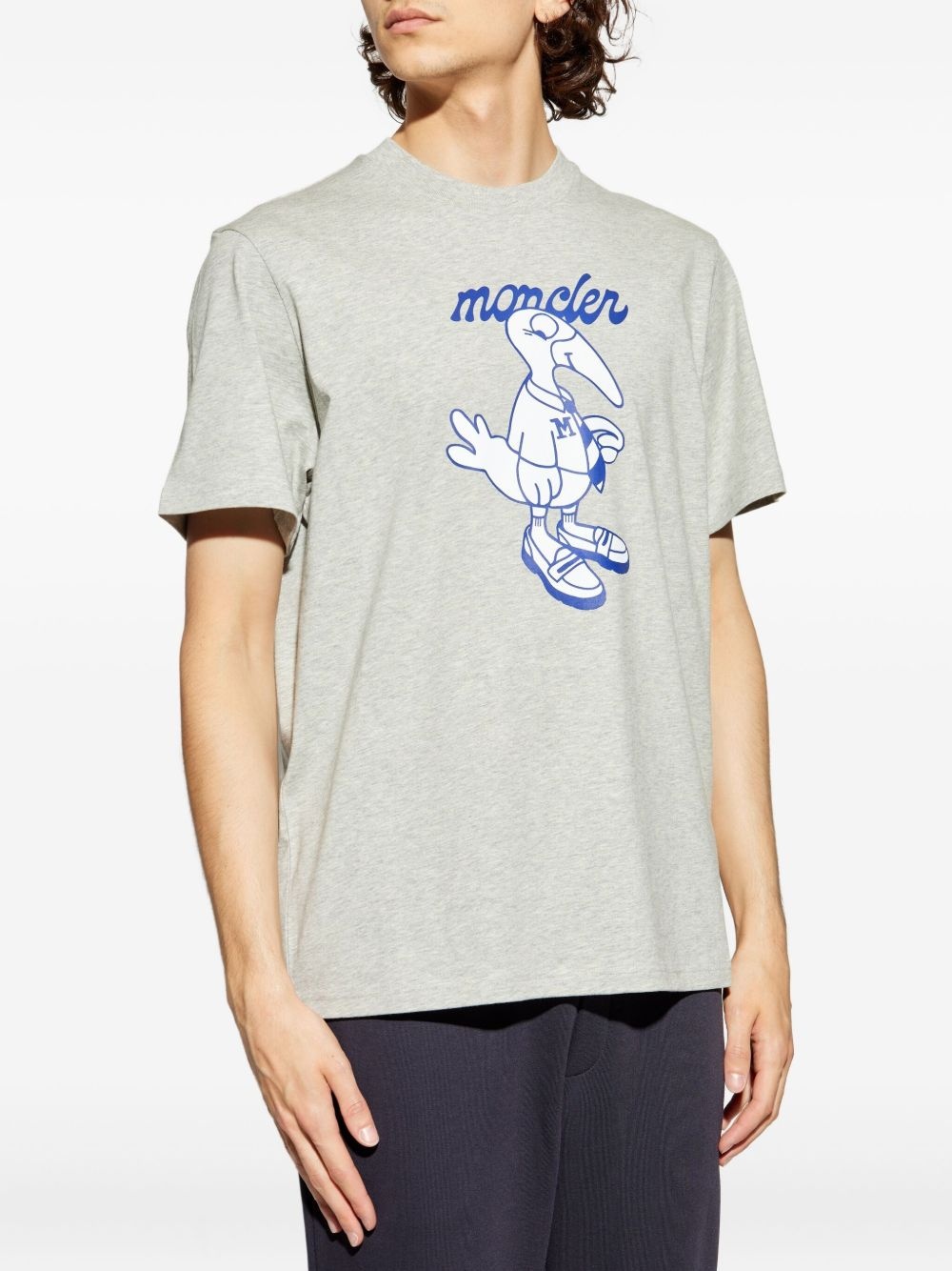 bird-print T-shirt - 3