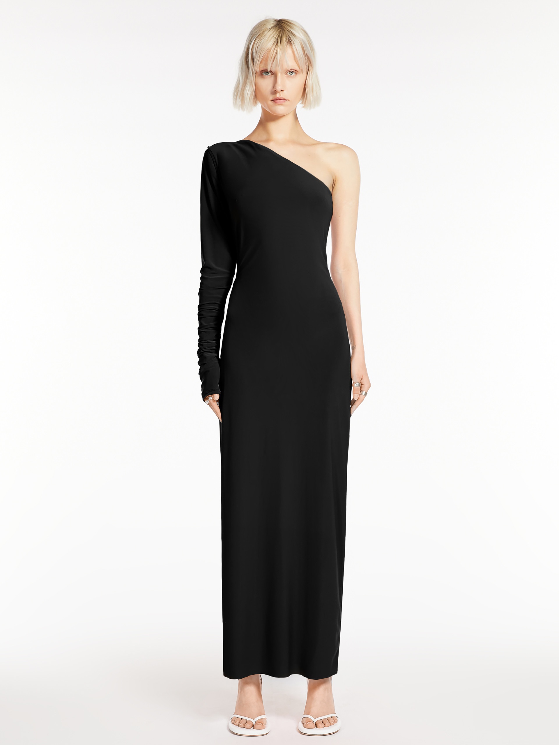 CARTONE Asymmetrical jersey dress - 3