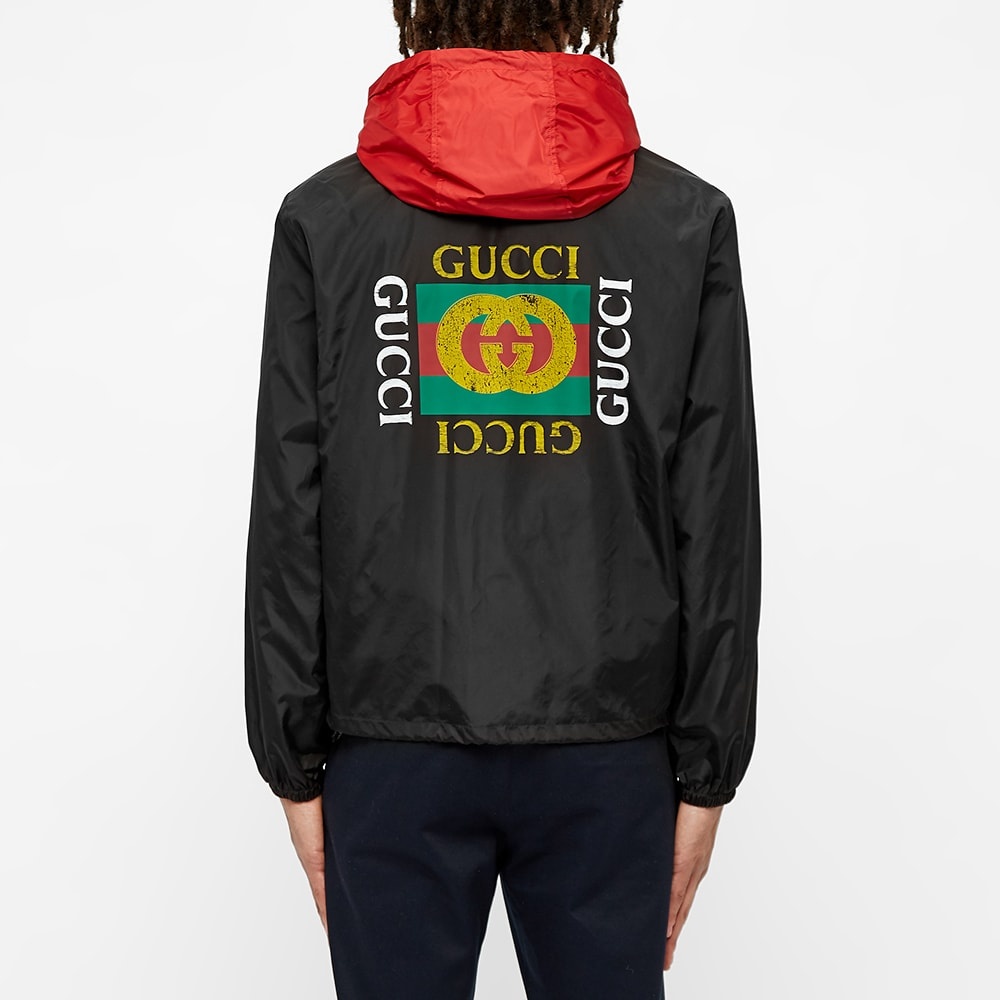 Gucci Vintage Nylon Bomber Jacket - 6