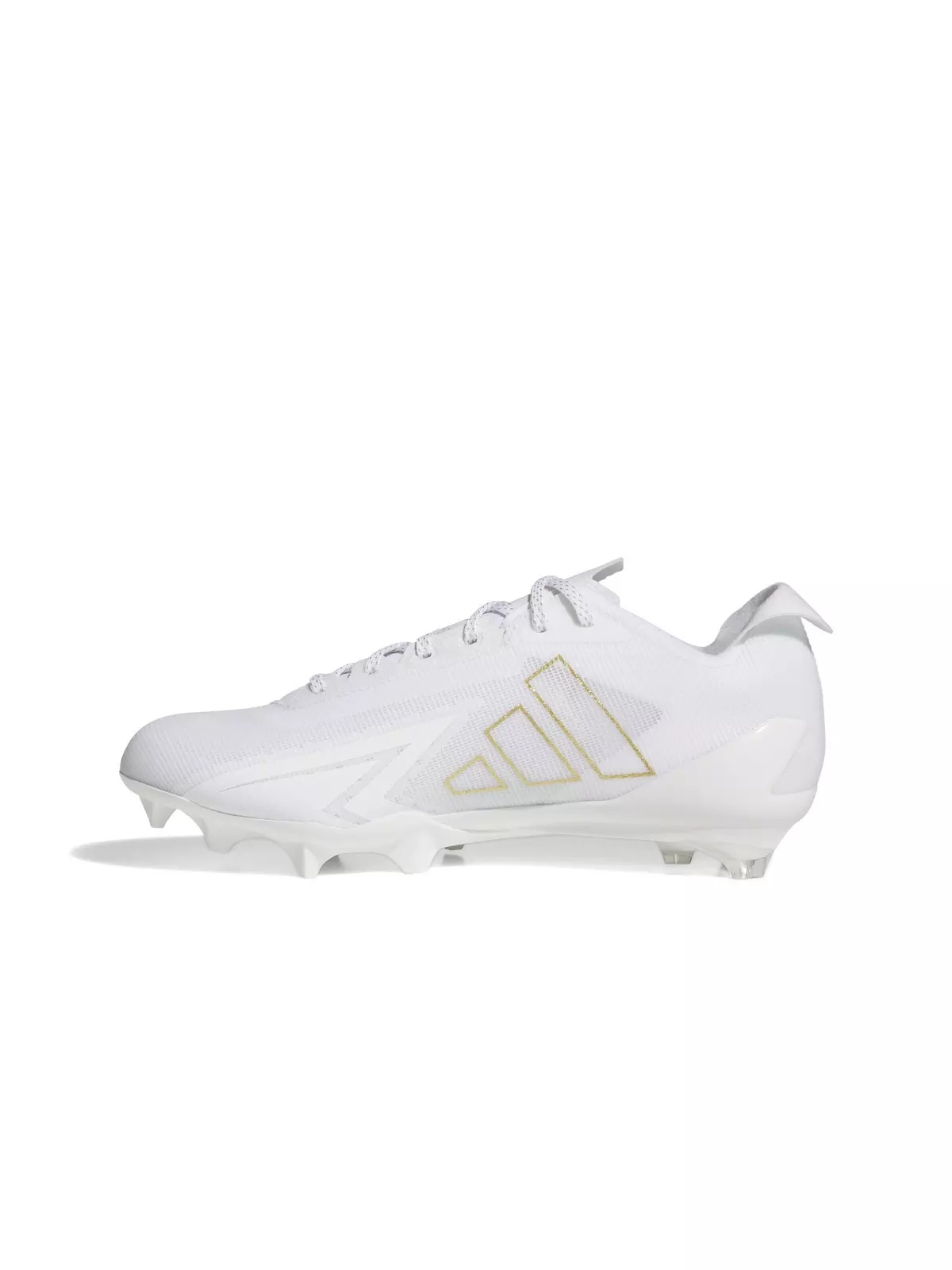 Adizero Electric "Ftwr White/Gold Metallic" Men's Football Cleat - 2
