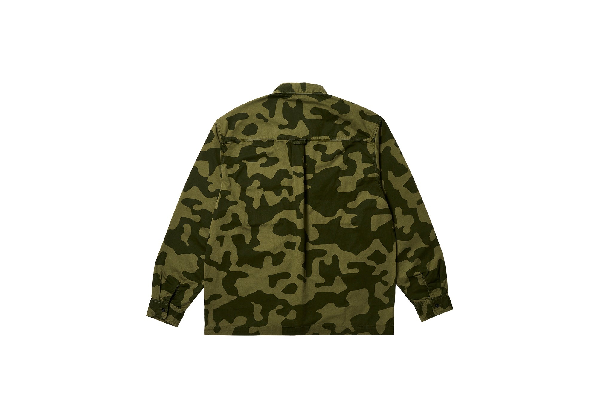 PALACE CARHARTT WIP LONGSLEEVE MASTER SHIRT DOLLAR GREEN CAMO - 2