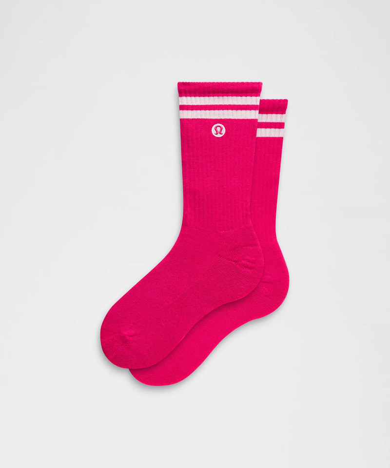 Unisex Daily Essential Crew Socks *Stripe 1
