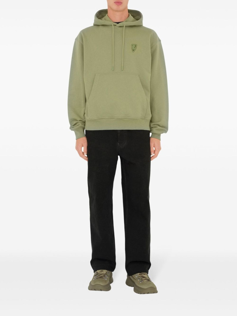 Burberry EKD cotton hoodie outlook