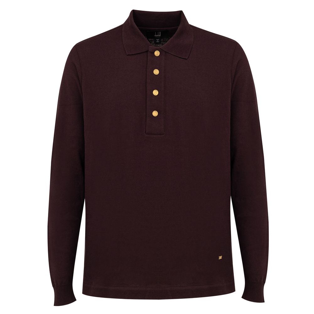 Dunhill - Bordeaux Cashmere Polo Shirt - 1