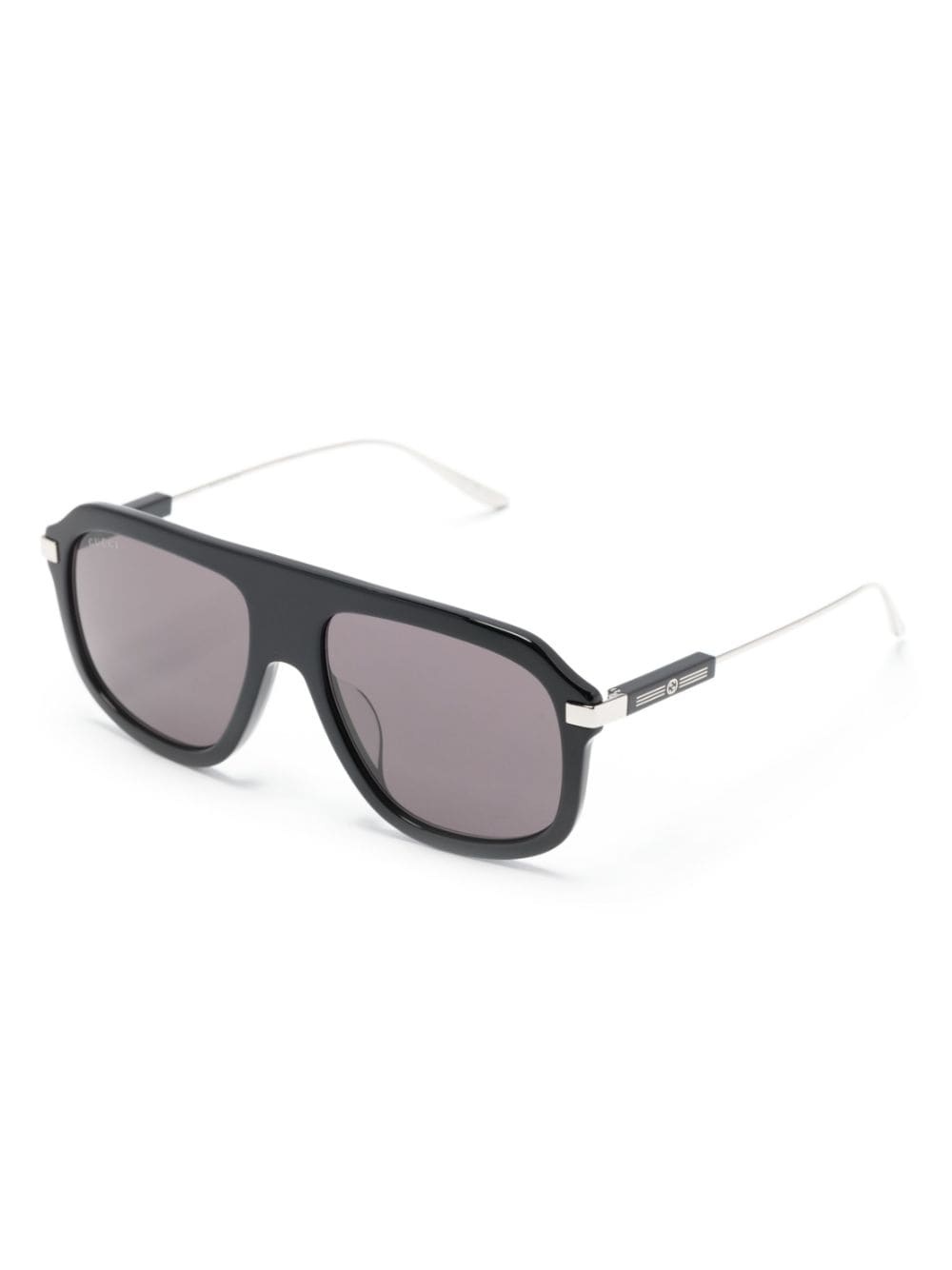 pilot-frame acetate sunglasses - 2