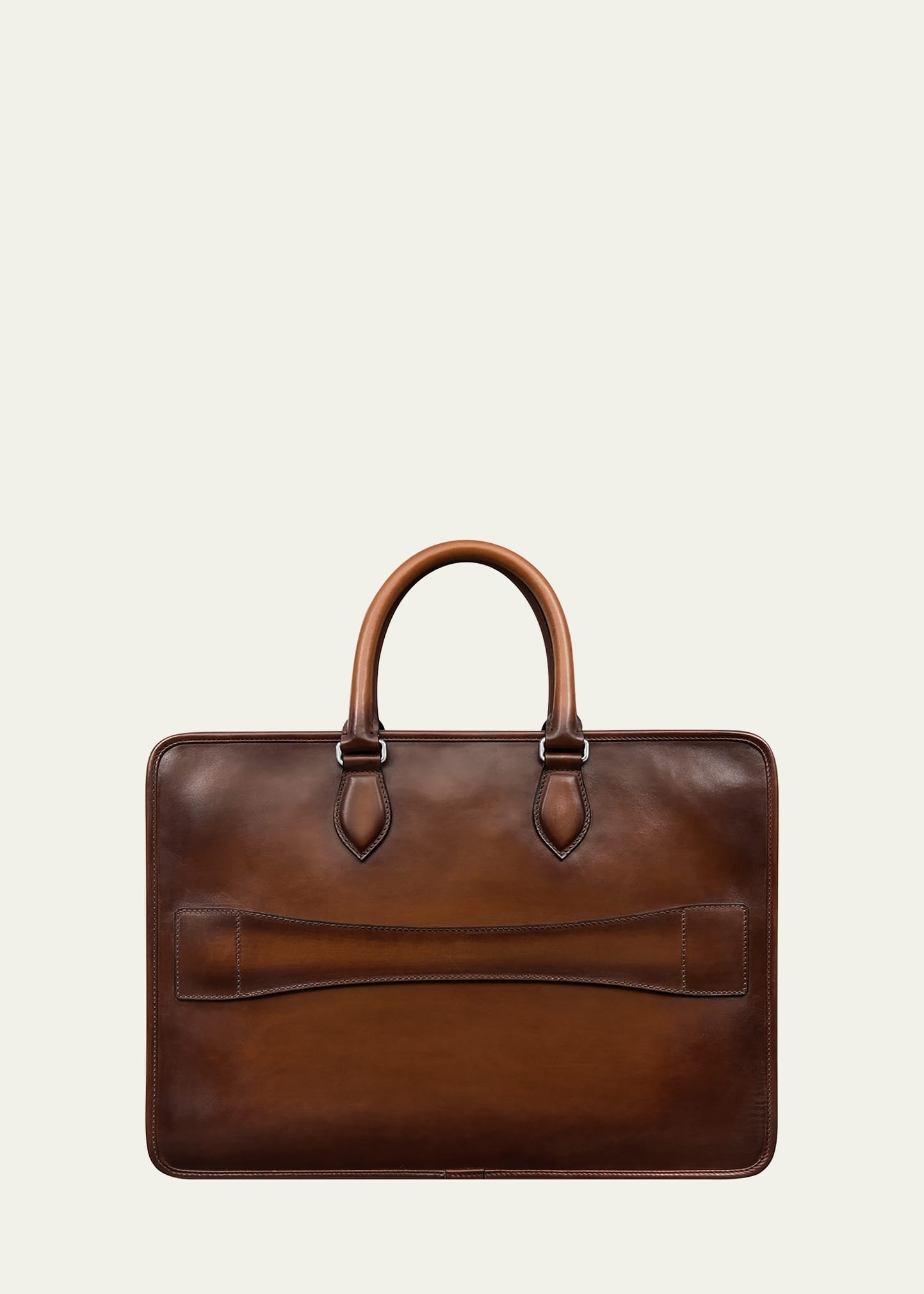 Men's Un Jour Scritto Leather Briefcase - 2