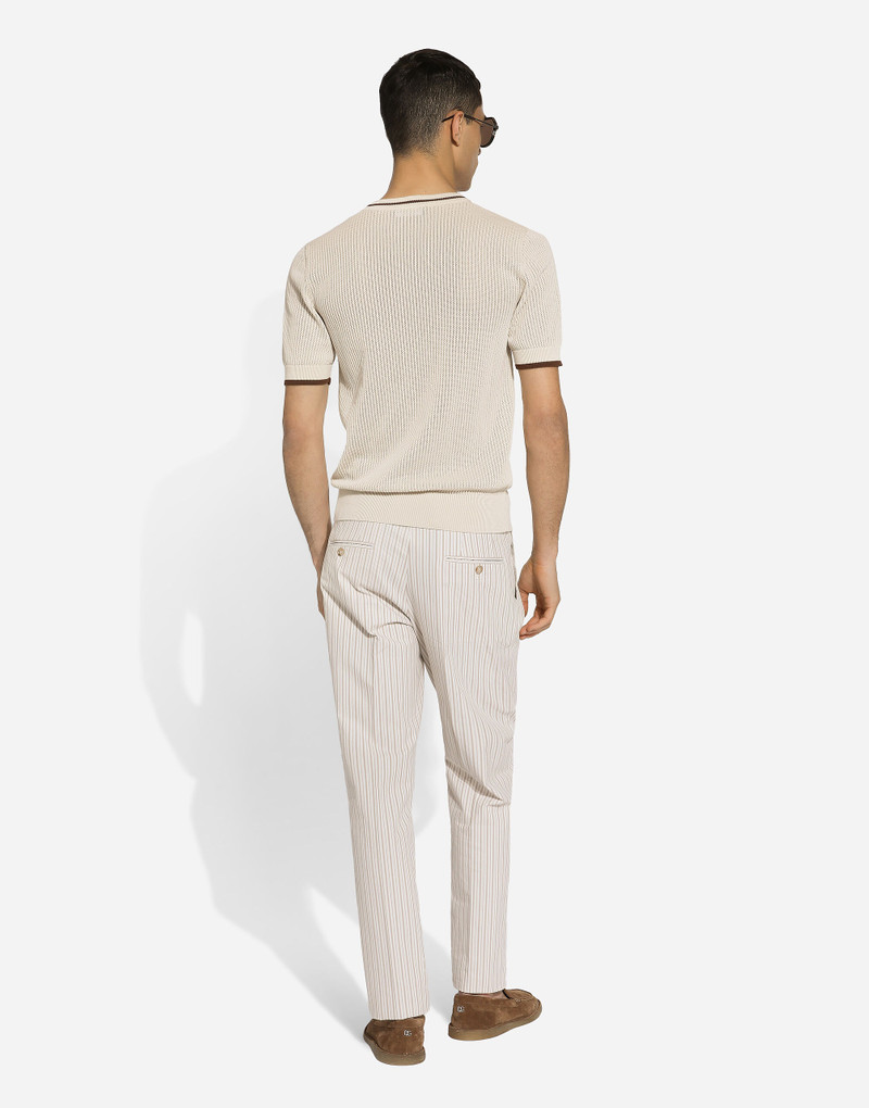 Round-neck cotton sweater with DG logo 3