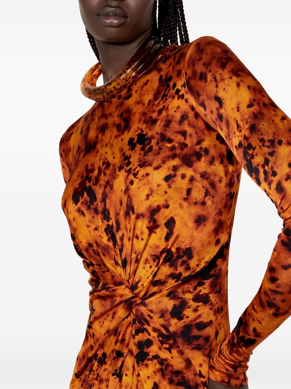 printed dress - 5