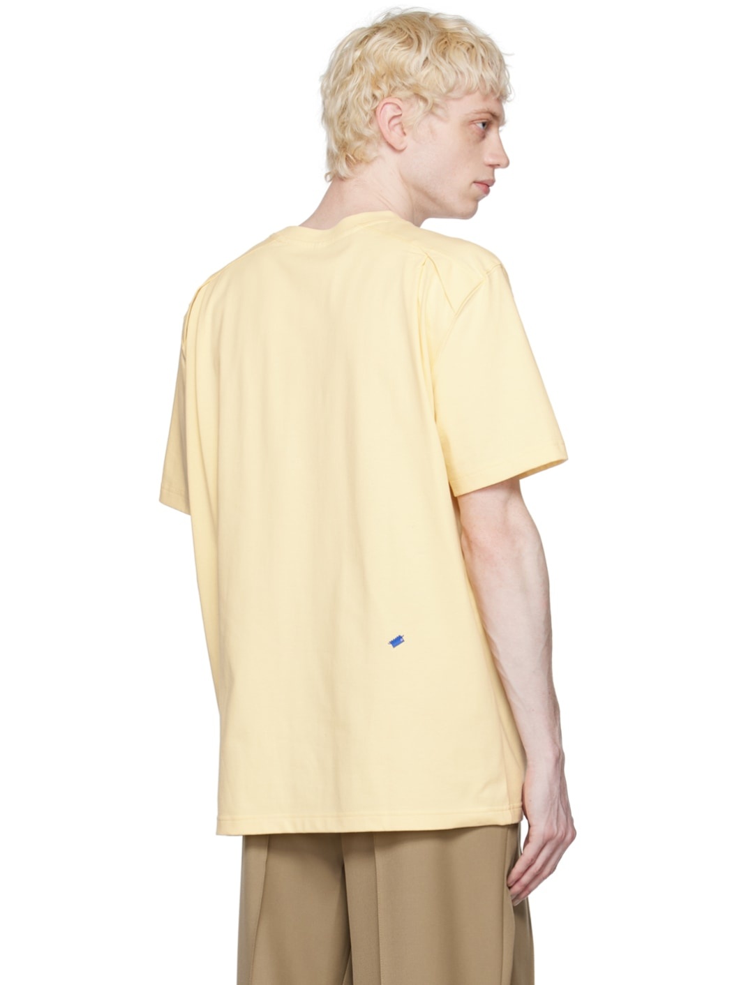 ADER error Yellow A-Peec T-Shirt | REVERSIBLE