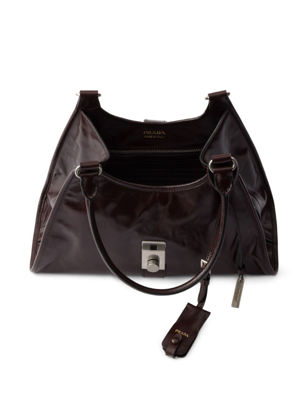 medium leather shoulder bag - 6