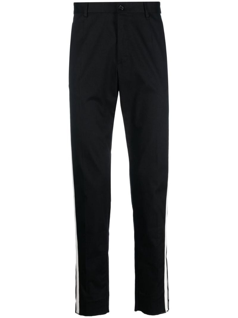 side-stripe tailored trousers - 1