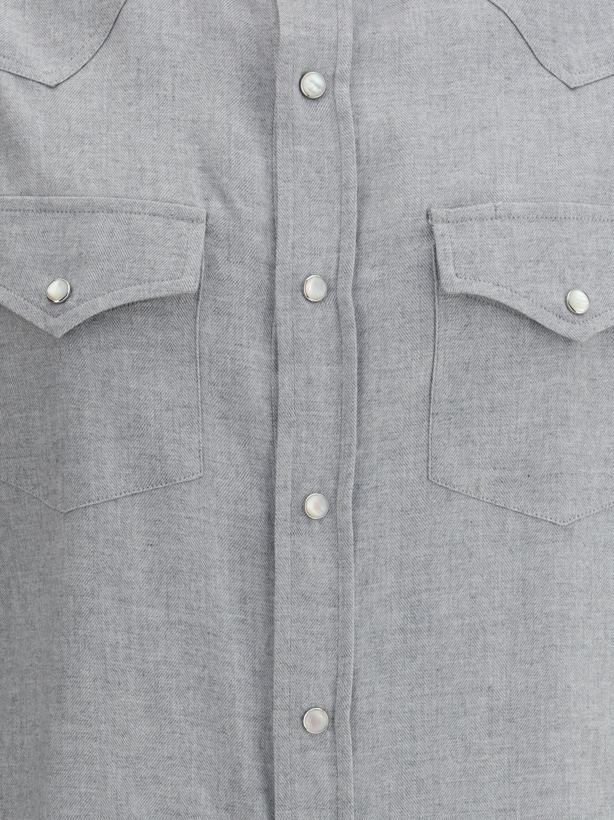 Brunello Cucinelli Men Cotton Shirt - 3