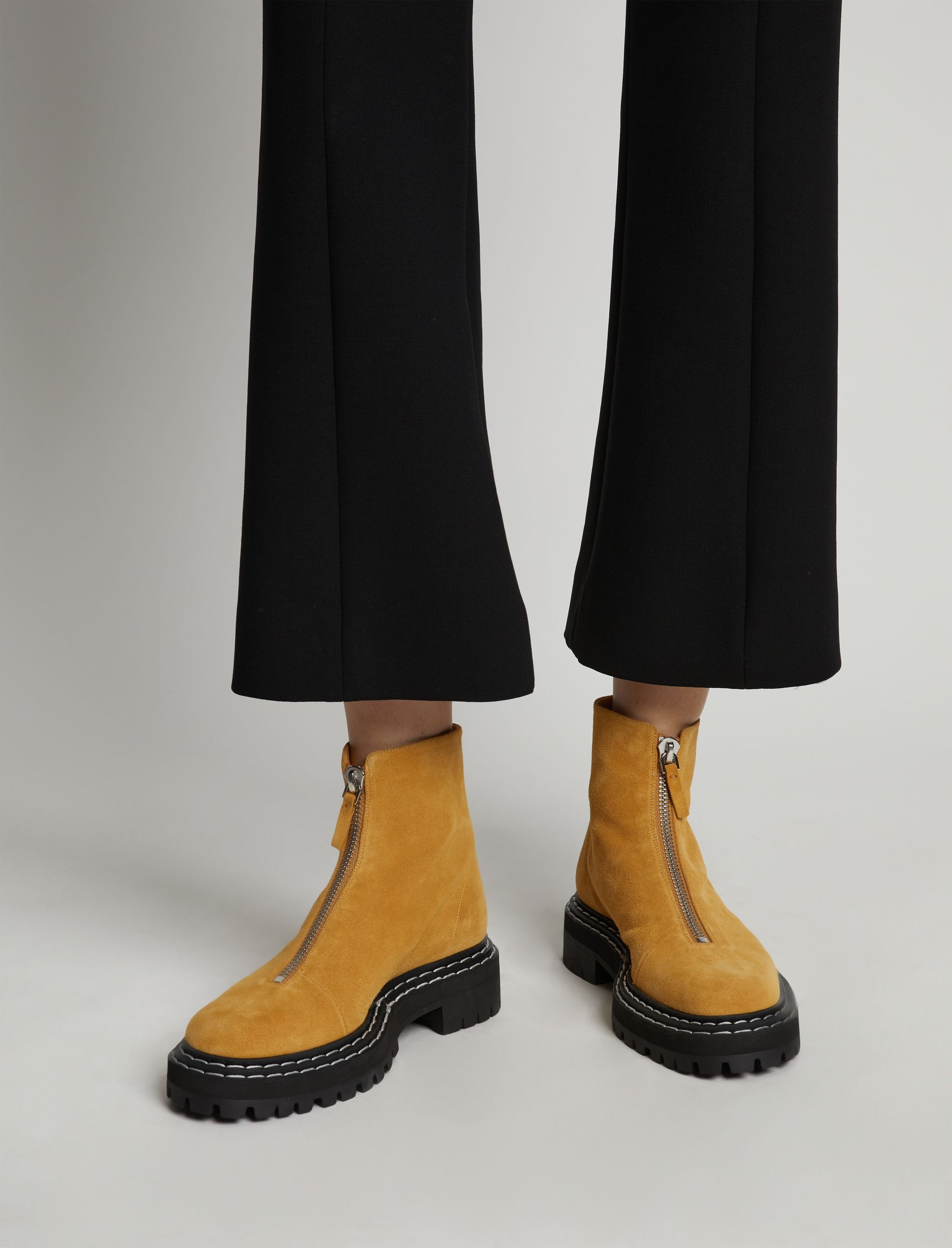 Lug Sole Zip Boots - 4