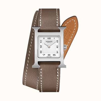 Hermès Heure H Watch Strap Double Tour, 21 x 21 mm, long outlook