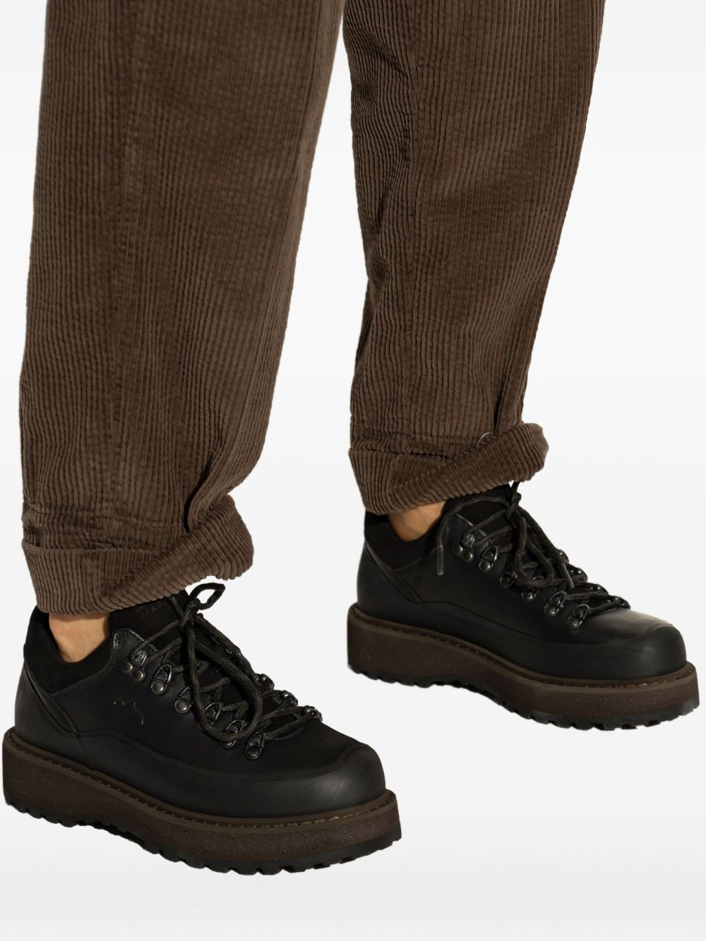 Cornaro lace-up platform hiking sneakers - 5