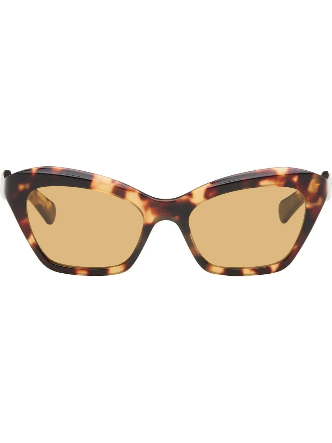 Brown Cat-Eye Acetate Sunglasses - 1