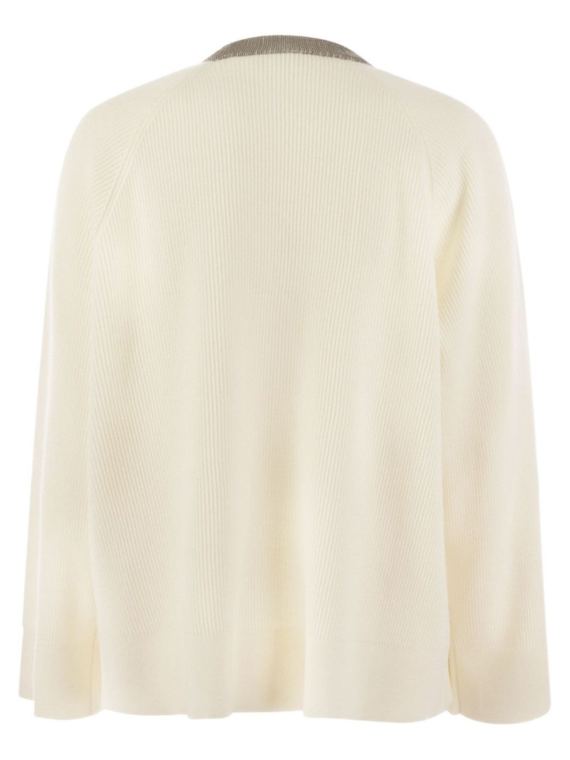 Brunello Cucinelli ribbed cashmere sweater outlook