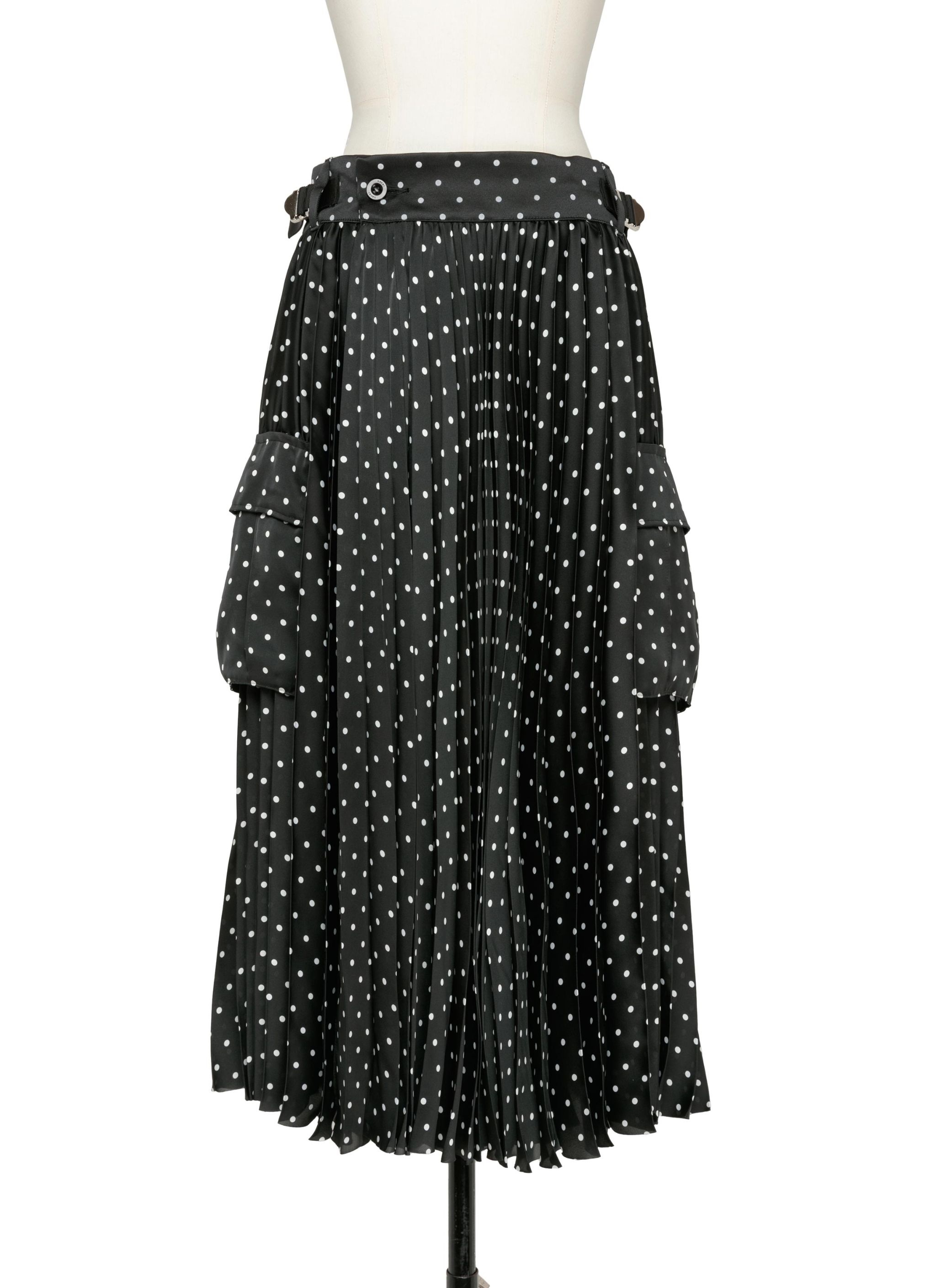 Polka Dot Print Skirt - 1