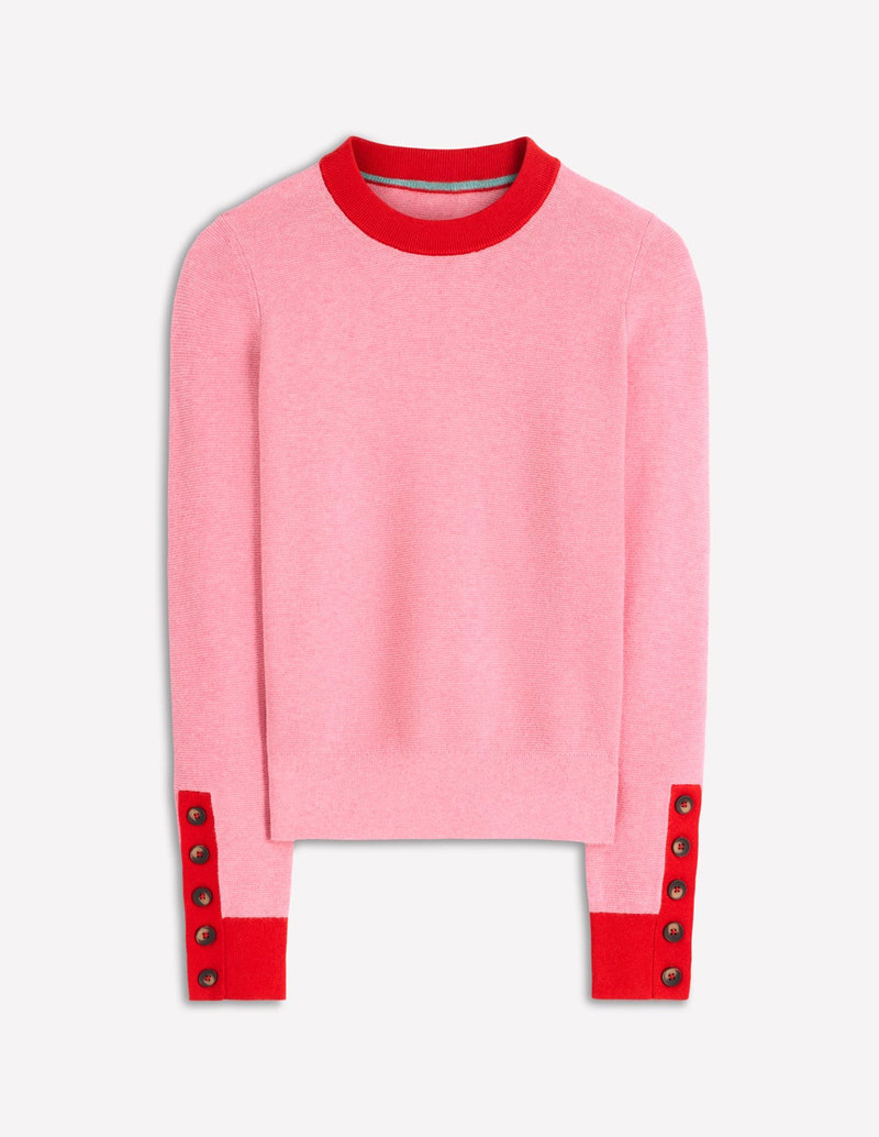 Grace Colour Block Sweater-Pink Lady 8