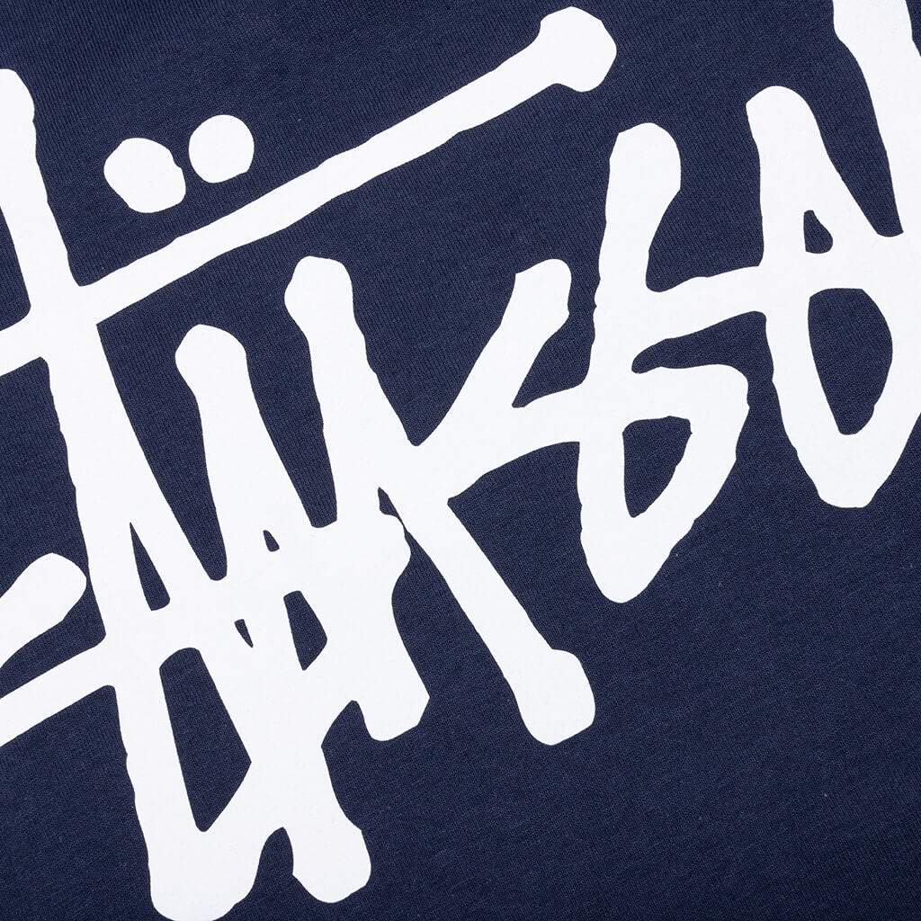 BASIC STUSSY TEE - NAVY - 4