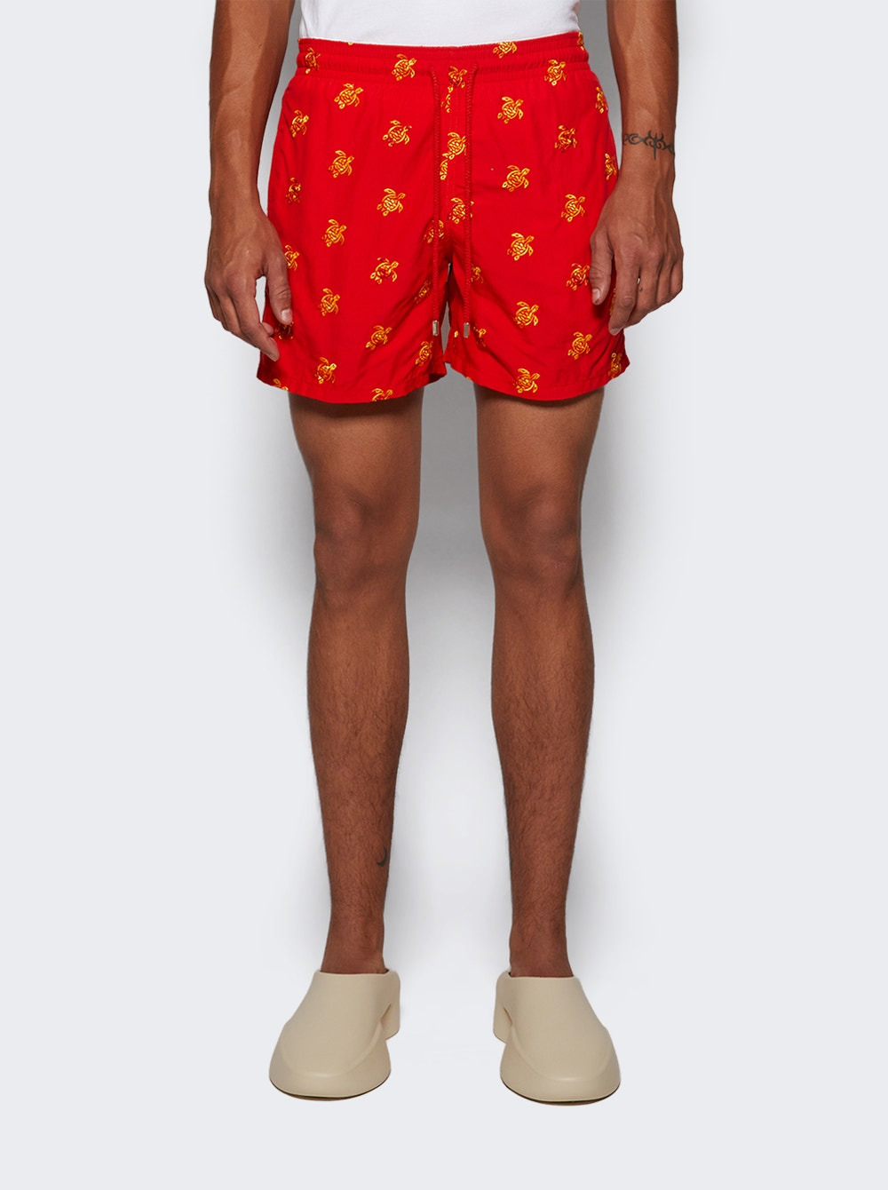 Embroidered Turtle Swim Trunks Coque Licot - 3