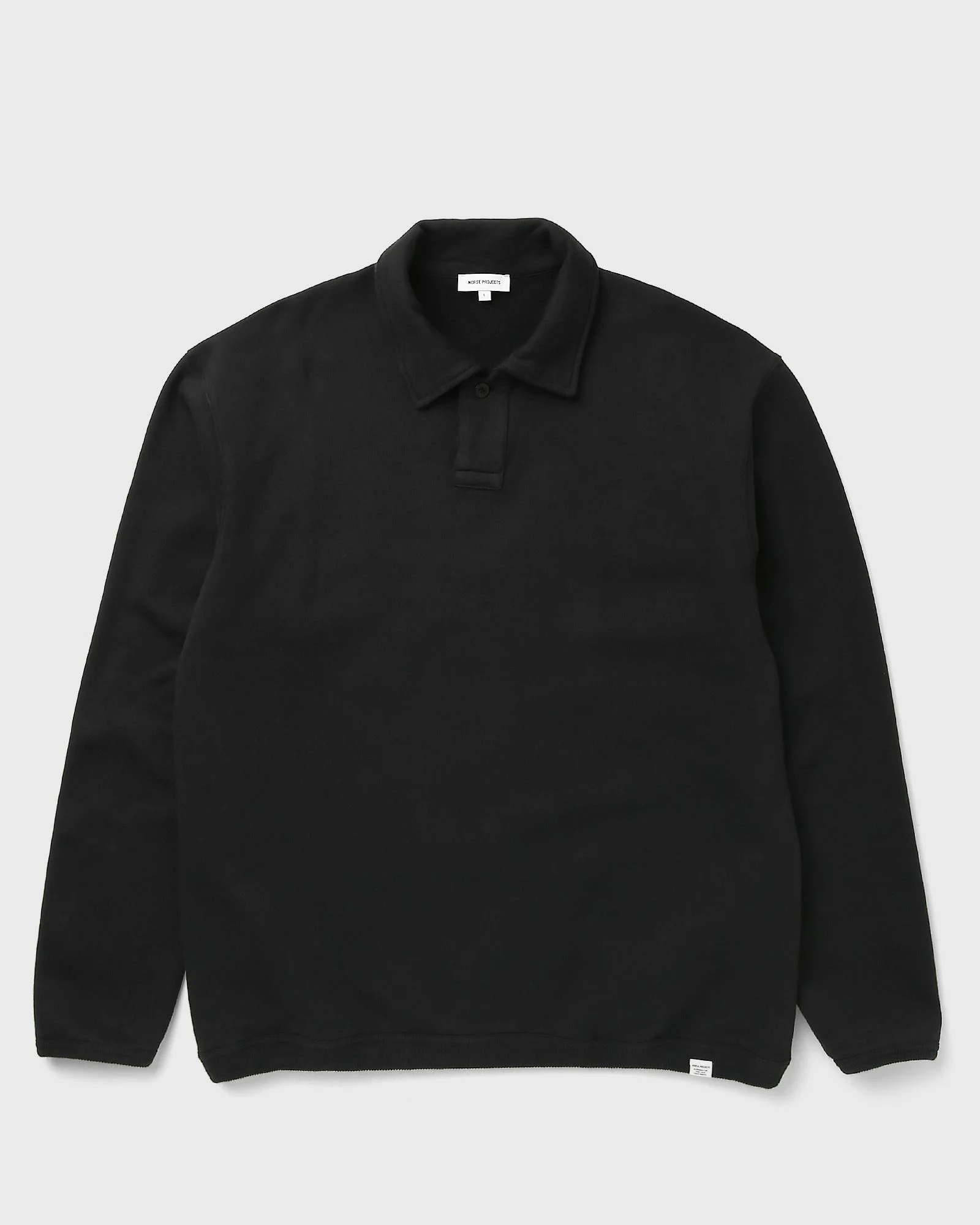 Hjartdal Brushed Diagonal Cotton Fleece Polo - 1