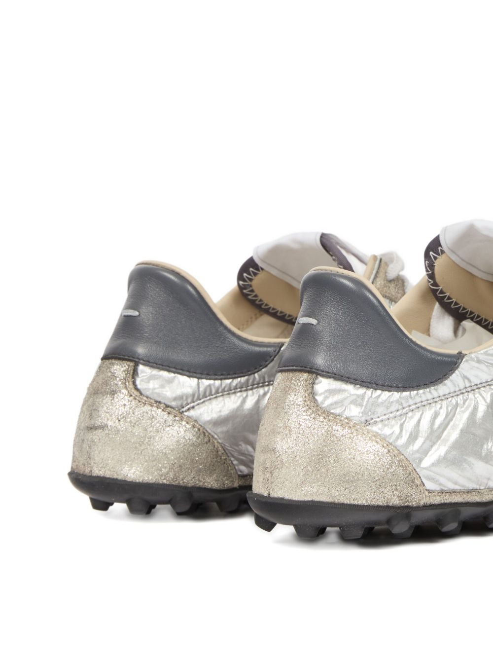 Metallic low-top sneakers - 6