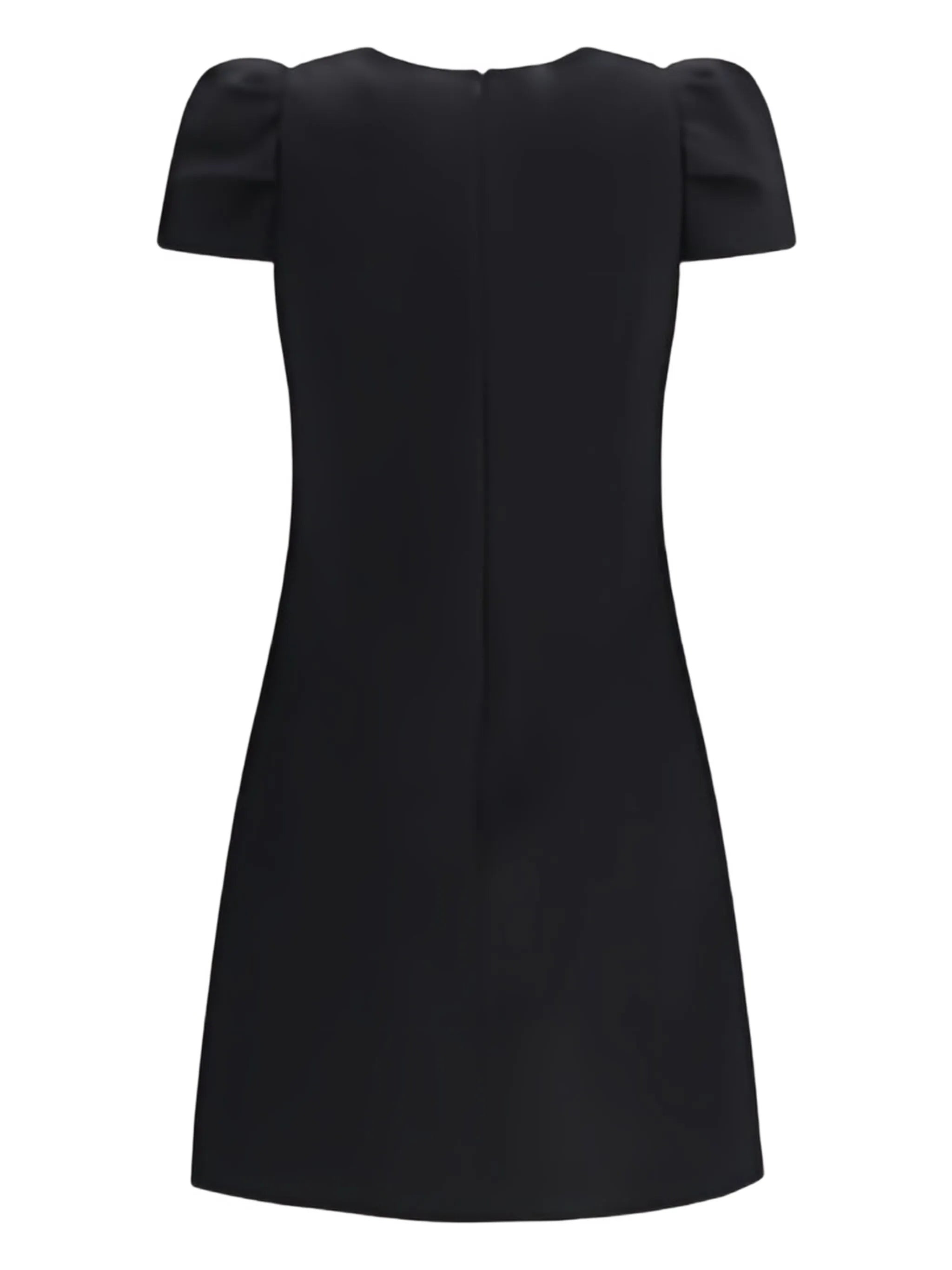 puff-sleeves day dress - 2