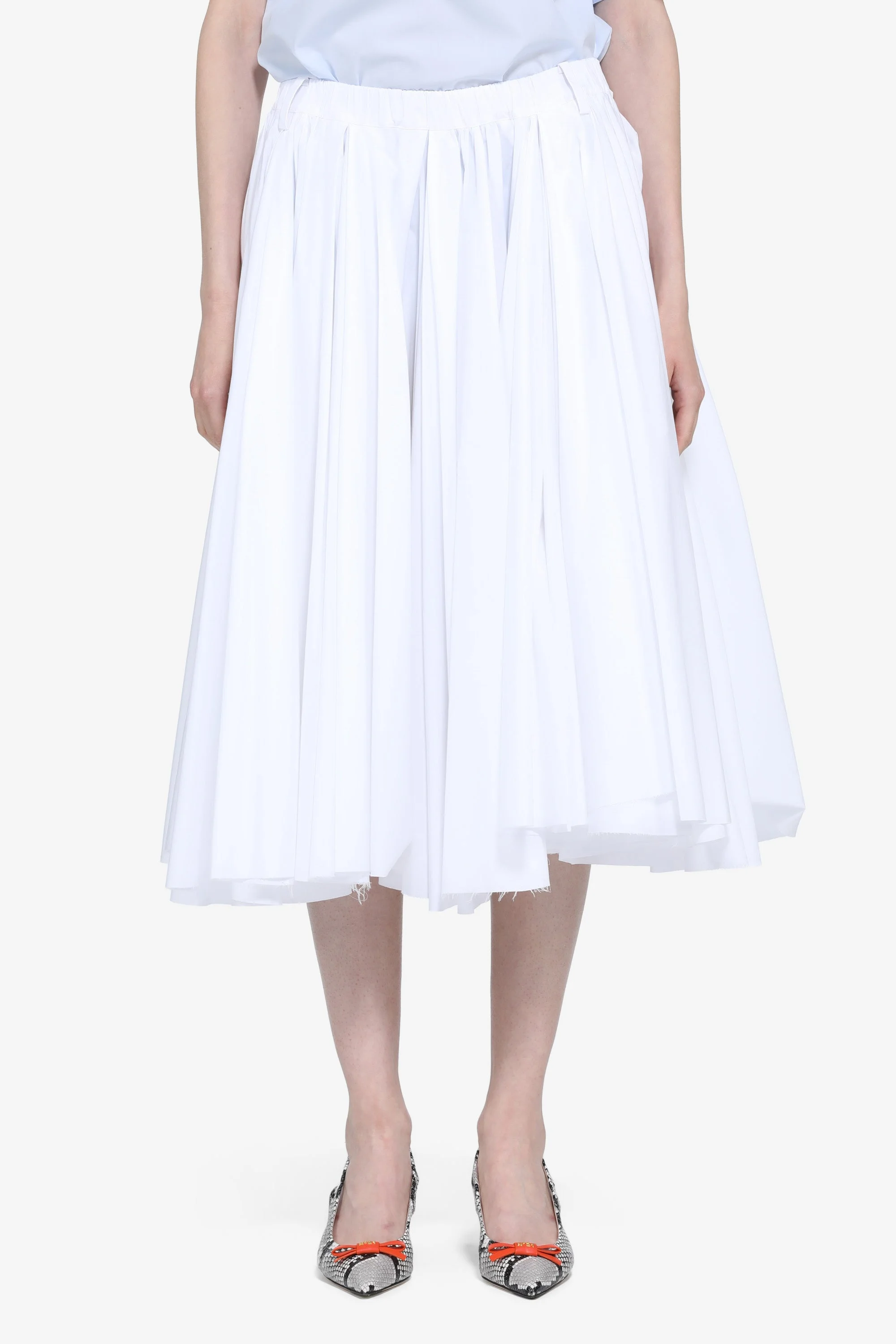 PLEATED CIRCLE SKIRT - 1