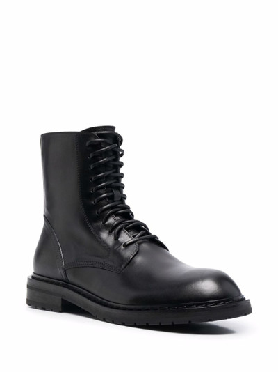 Ann Demeulemeester lace-up round-toe boots outlook