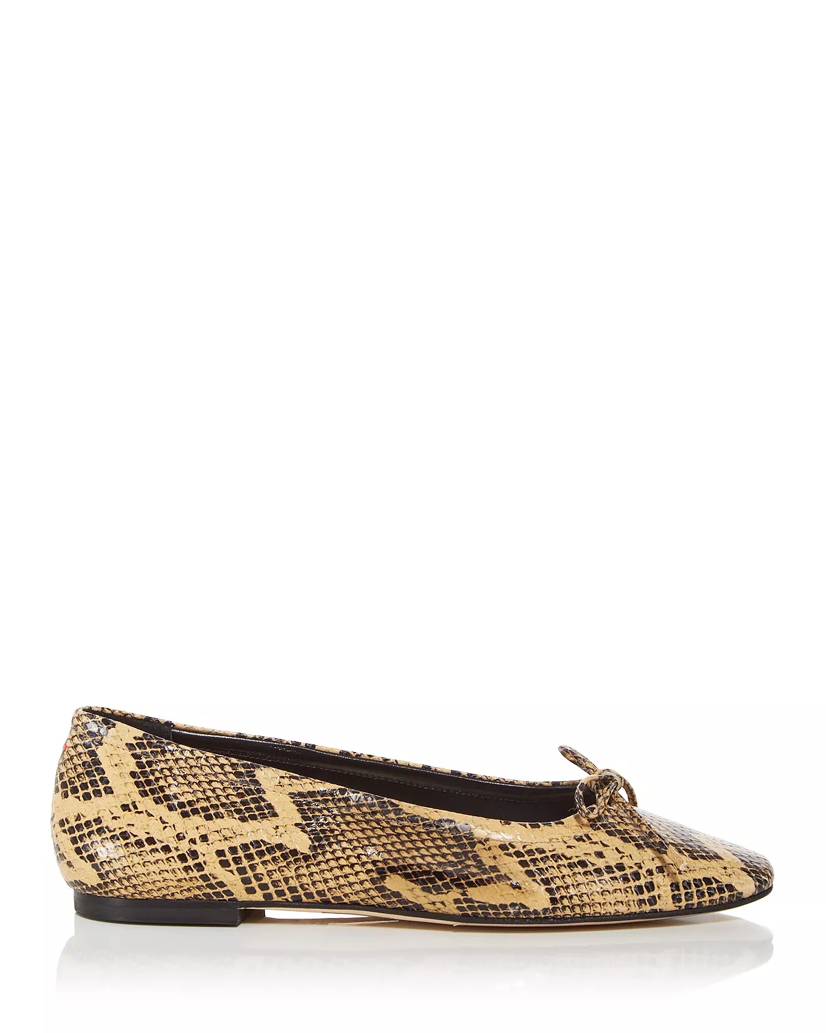 Women's Delfina Bow Embossed Ballet Flats - 2