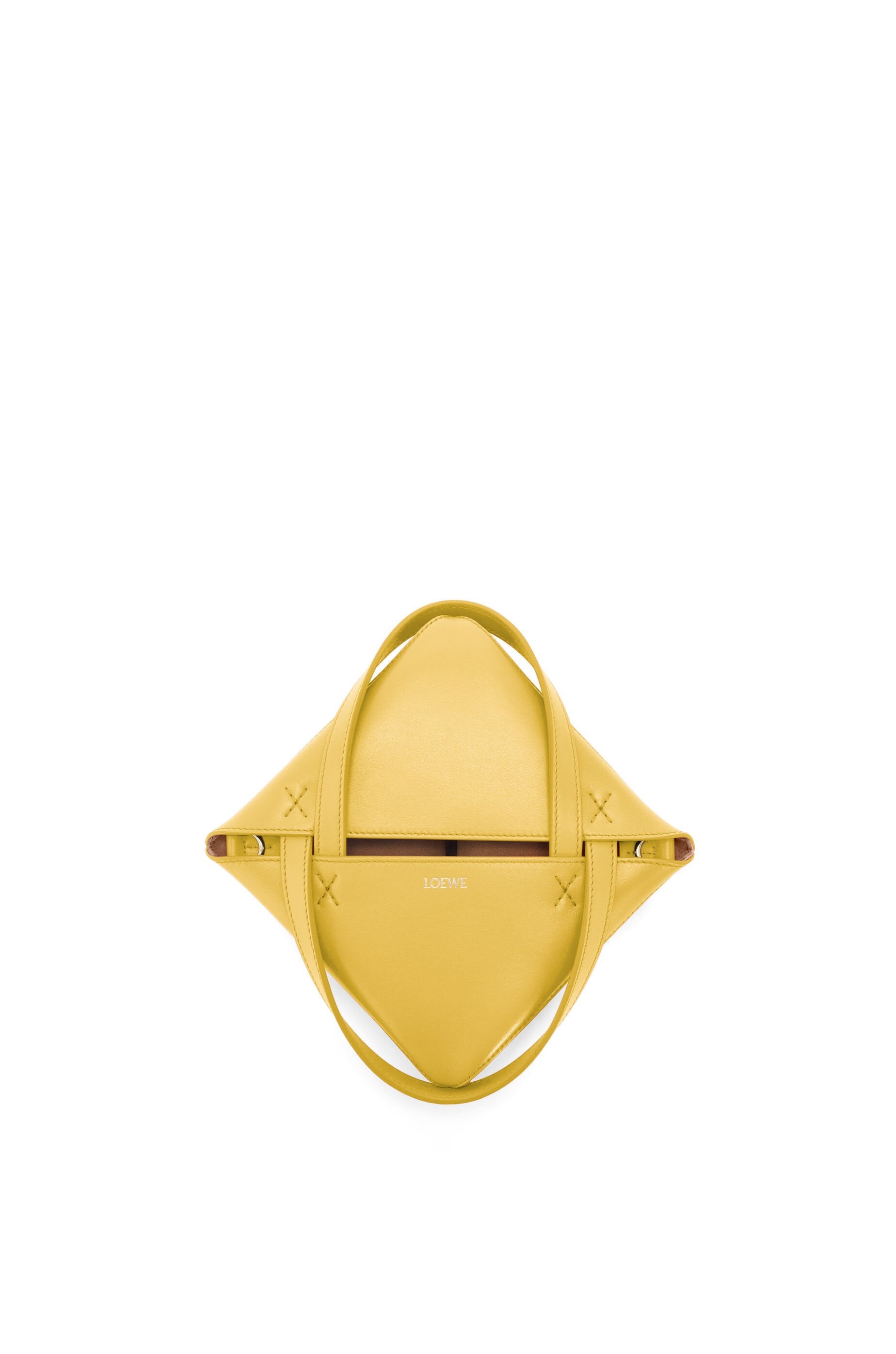 Mini Puzzle Fold Tote in shiny calfskin - 8