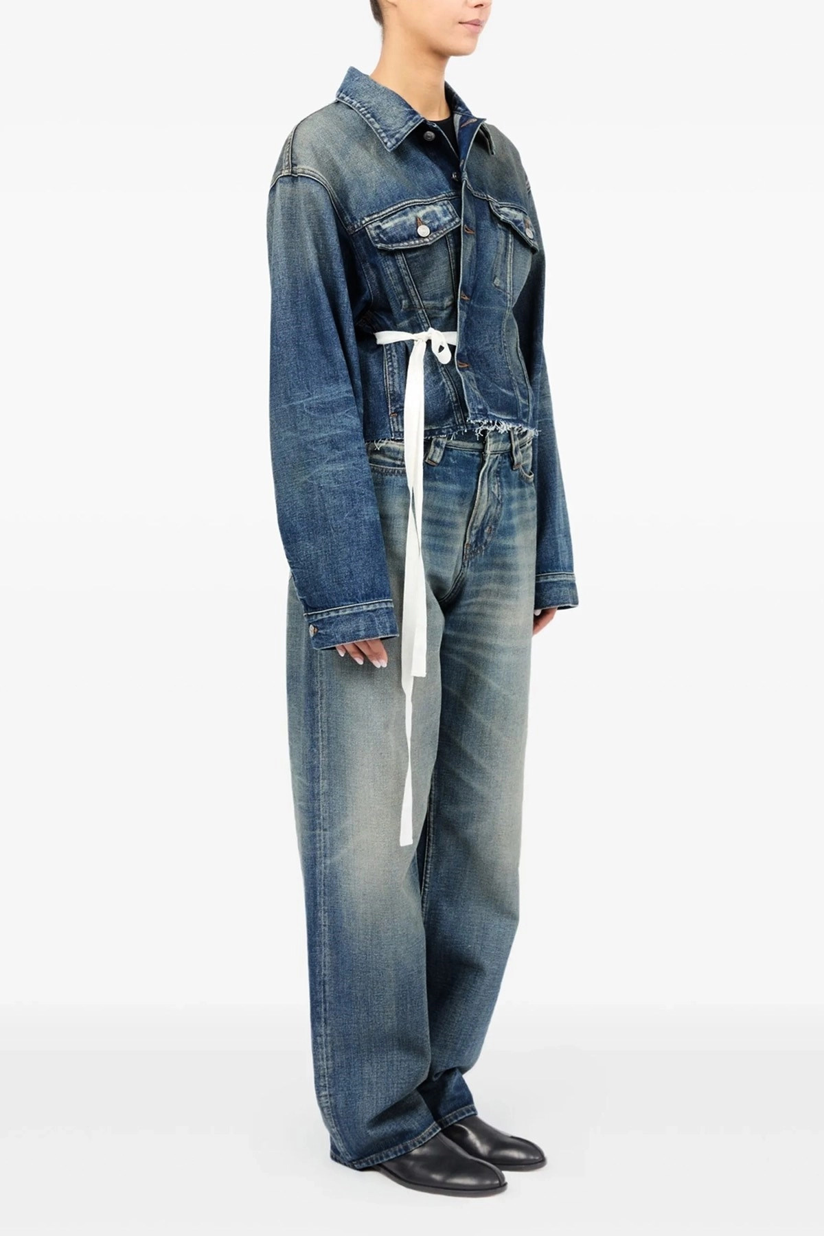 Tape denim jacket - 2