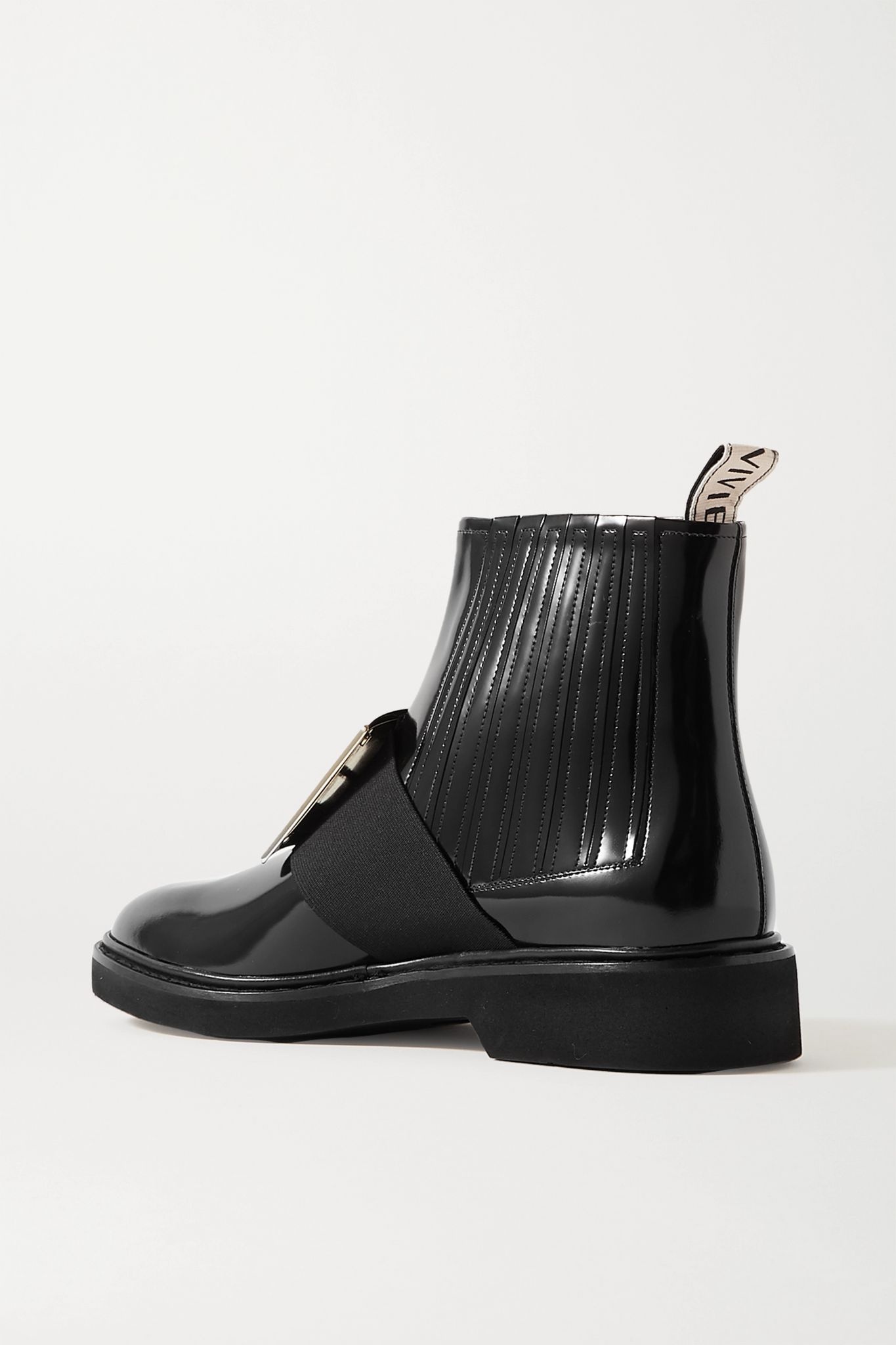 Viv Ranger embellished patent-leather Chelsea boots - 3