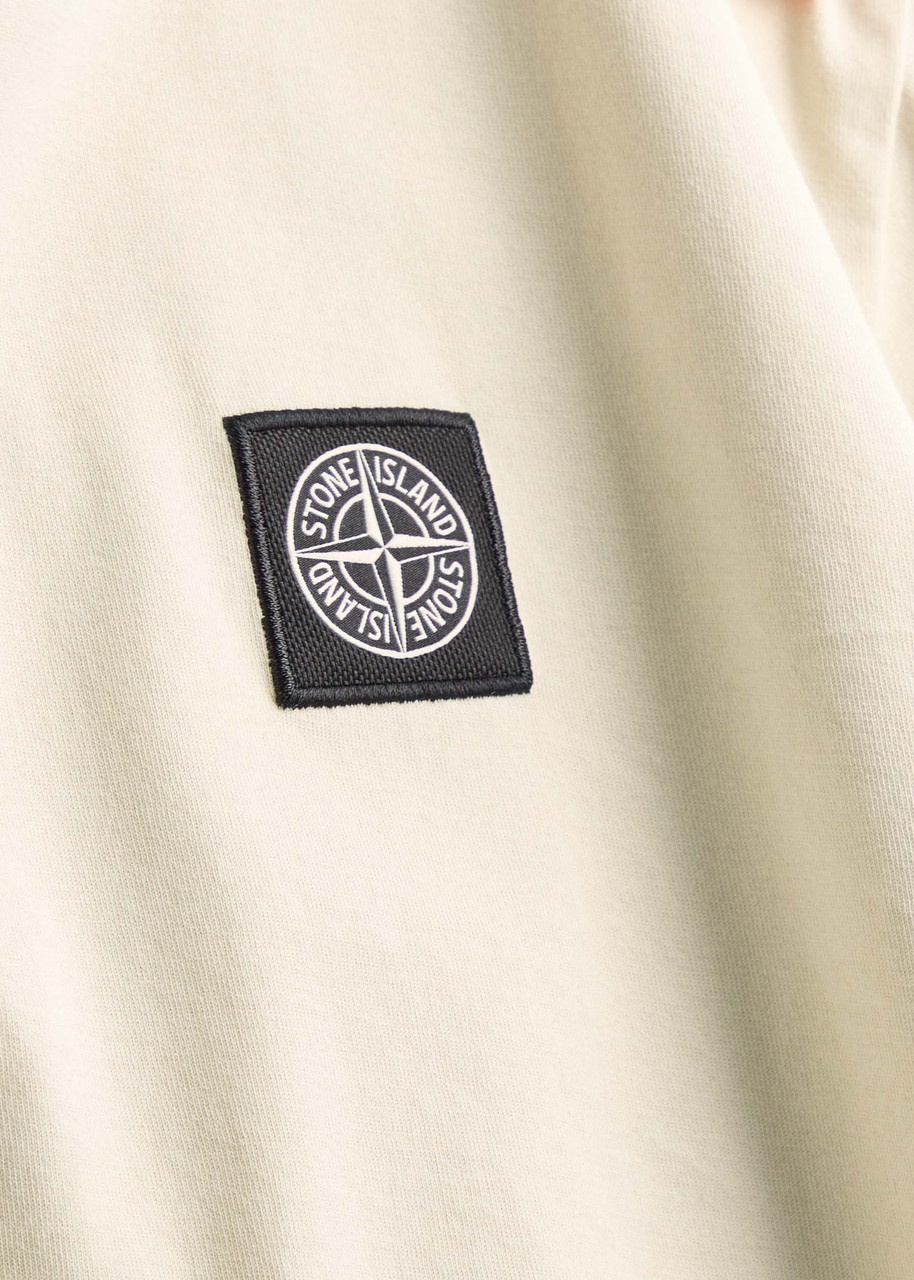 Stone Island Logo Cotton T-shirt - 5