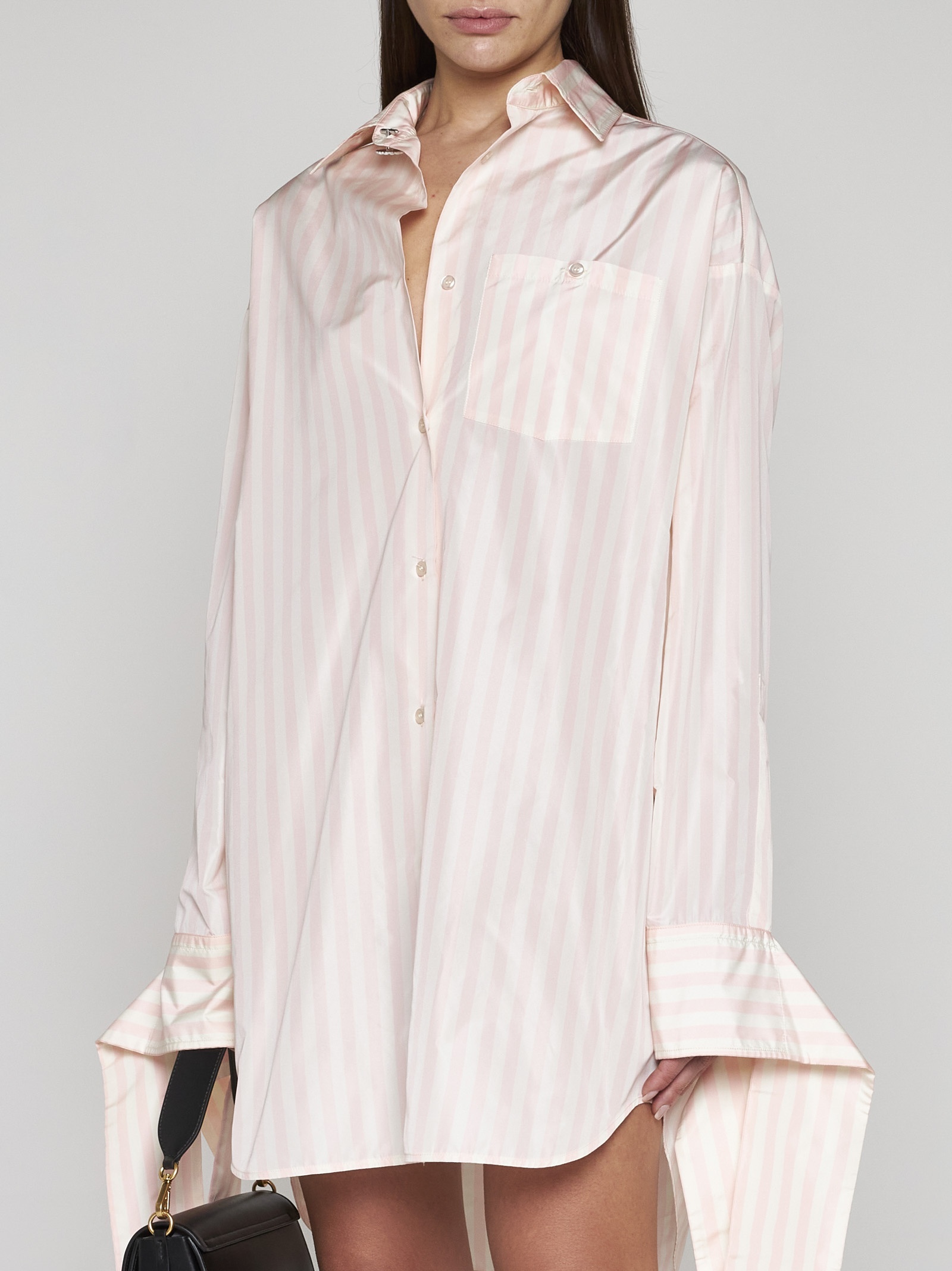 Attica striped cotton shirt dress - 2