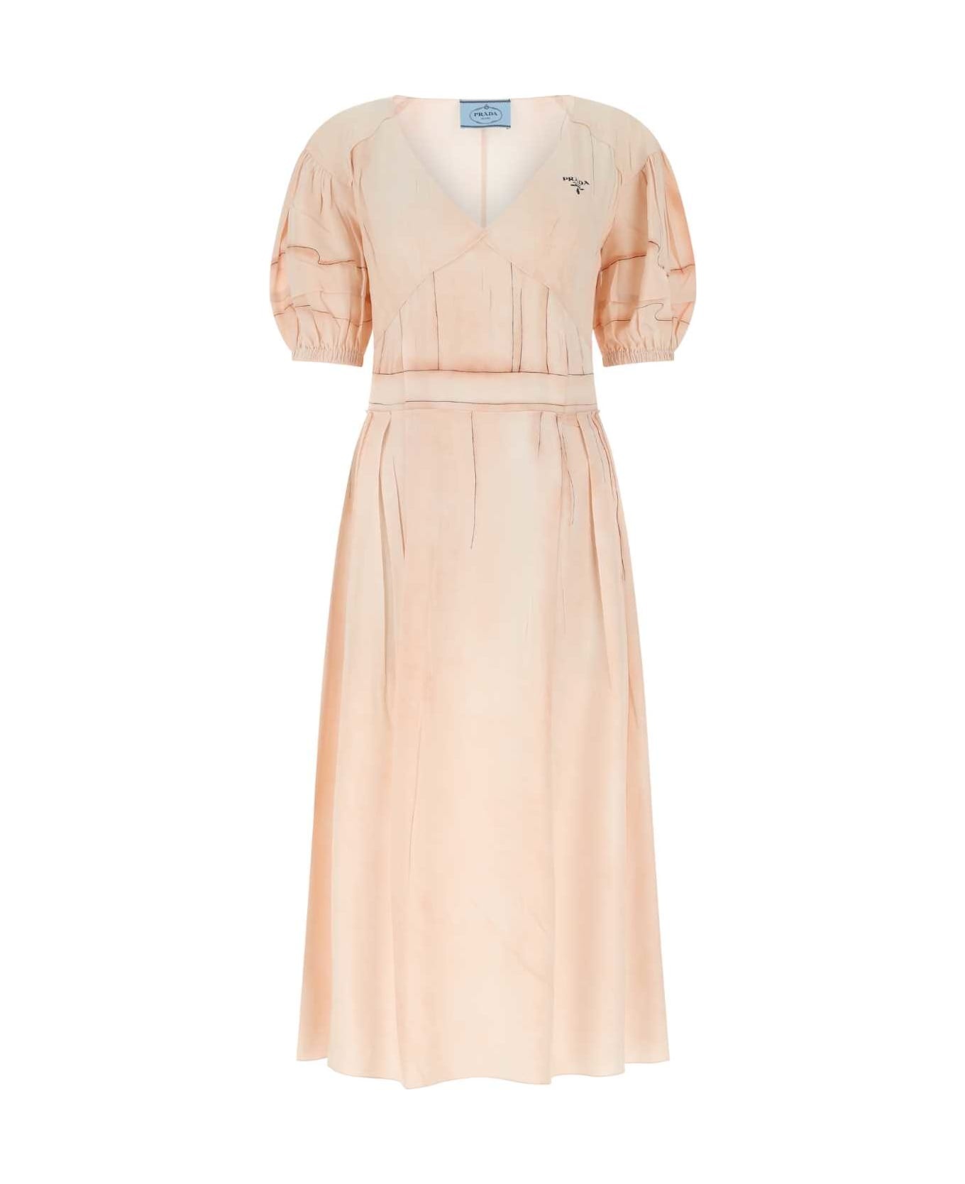 Pink Silk Dress - 1