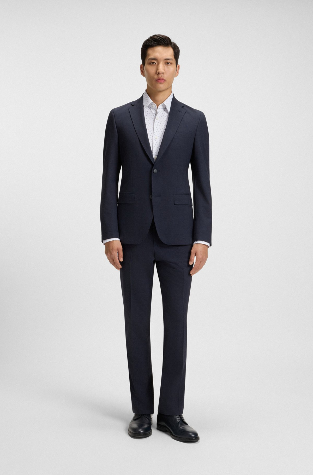 SLIM-FIT SHIRT IN PRINTED PERFORMANCE-STRETCH JERSEY - 4