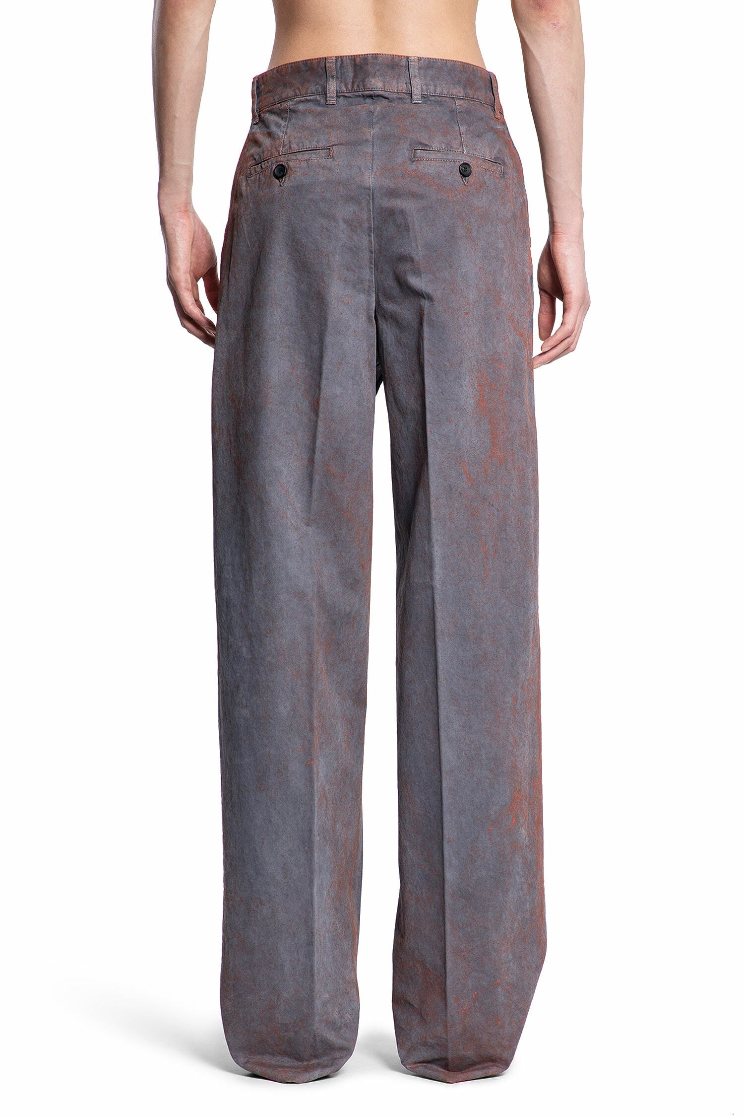 Y/PROJECT MAN GREY TROUSERS - 4
