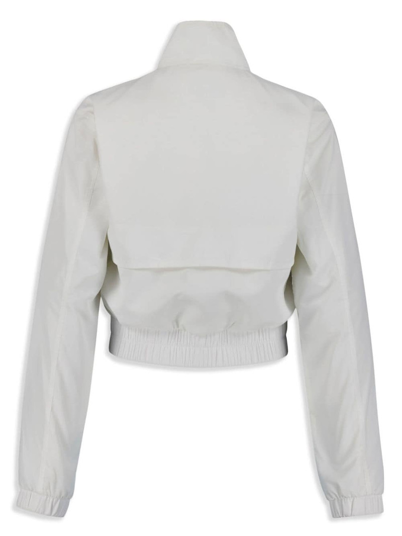 CASABLANCA crochet-trim zip-up track jacket outlook