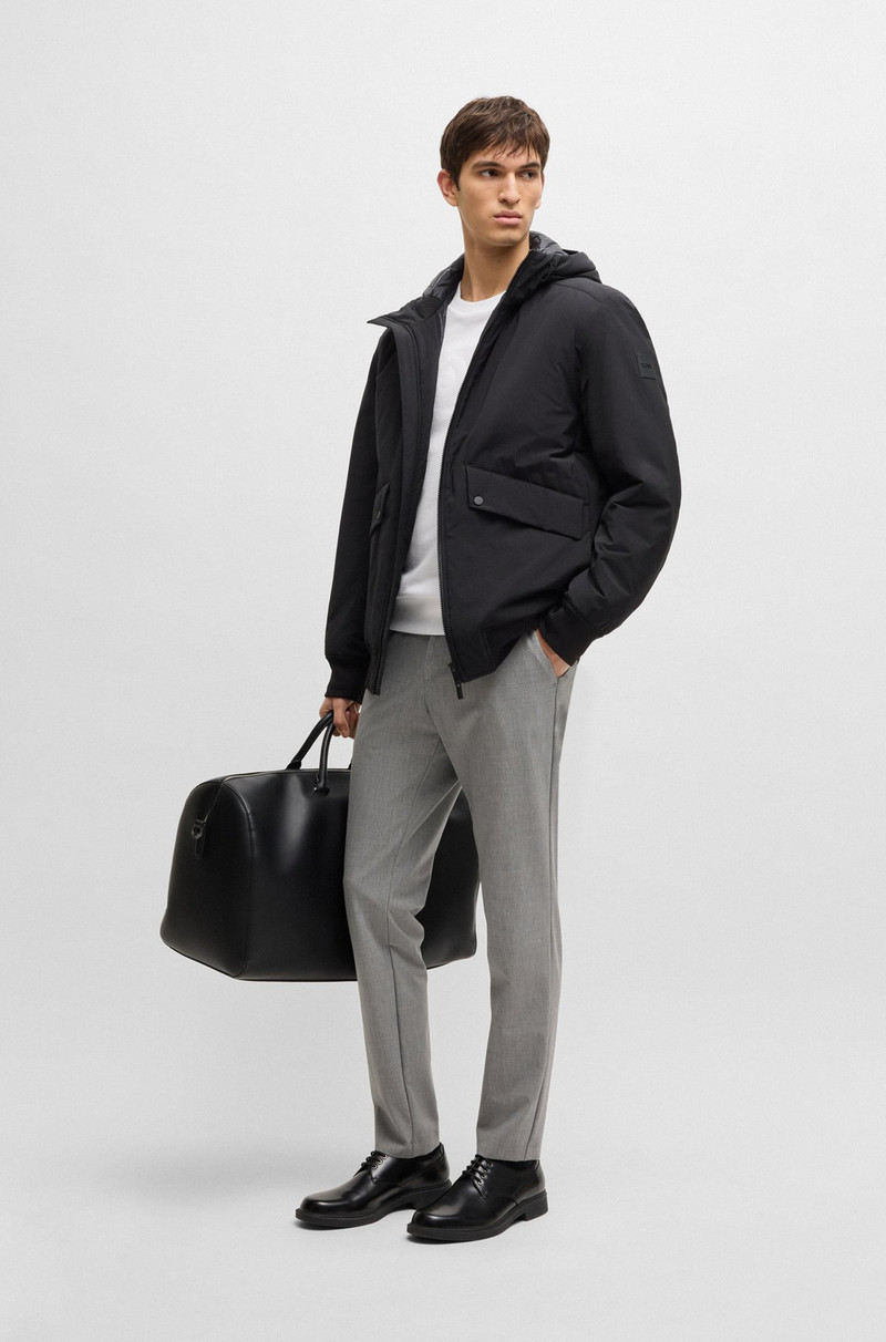 BOSS COTTON-TERRY SWEATSHIRT WITH LOGO DETAIL outlook