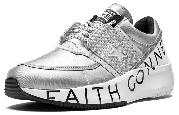 (WMNS) Converse Run Star x Faith Connexion Low Top Metal Silver 565537C - 2