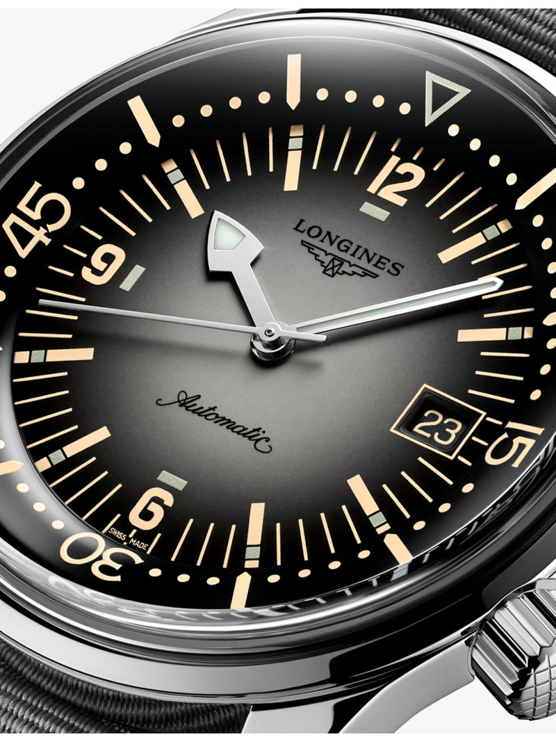 Longines L3.774.4.70.2 Legend Diver Stainless-Steel Automatic Watch outlook