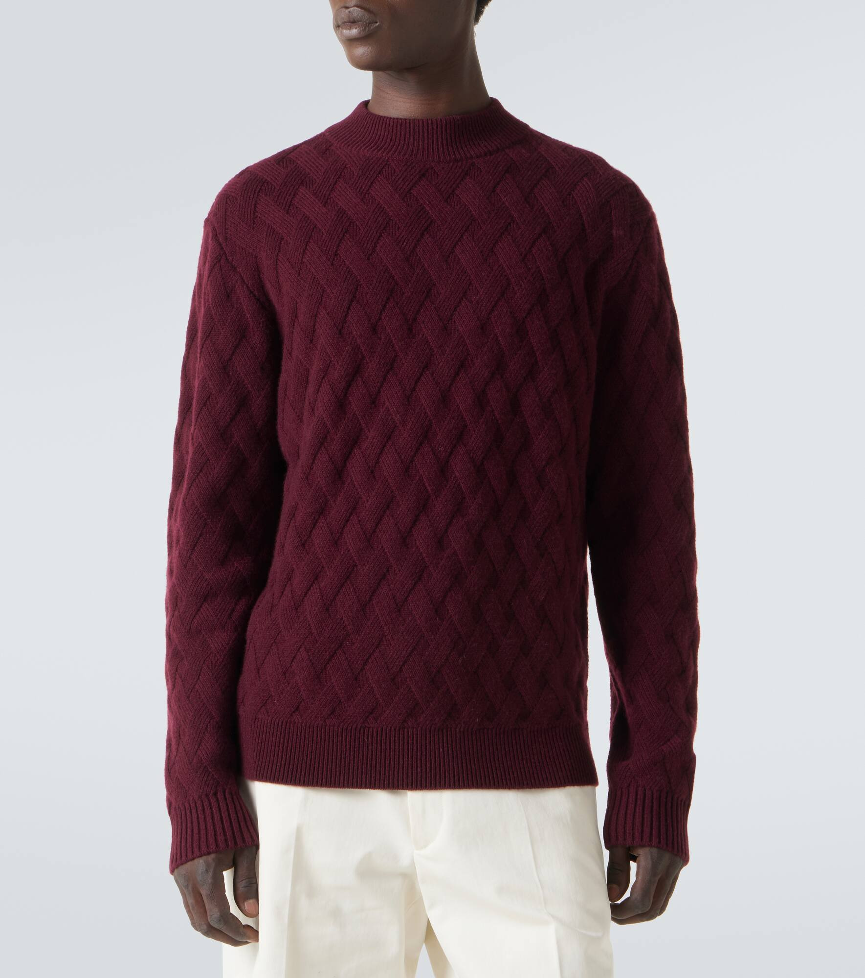 Wool and cashmere turtleneck sweater - 3
