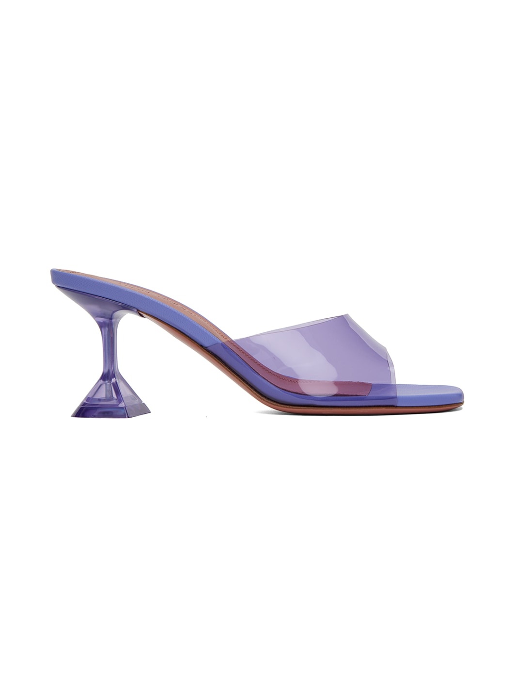 Purple Lupita Glass 70 Heeled Sandals - 1