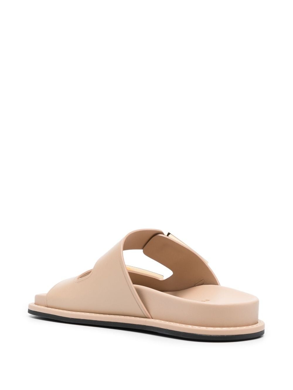Fendi Feel logo-buckle slides - 3