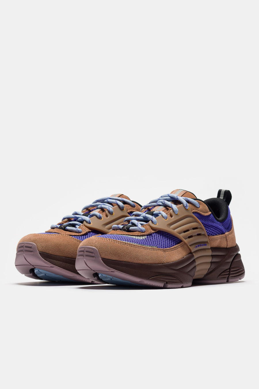 Trunner O/S Sneaker in  Archaeo Brown/Persian Violet/Earth - 2